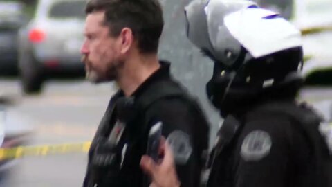 Portland Police On Scene Of Fatal Hit And Run - From This Landscape DSC 4511