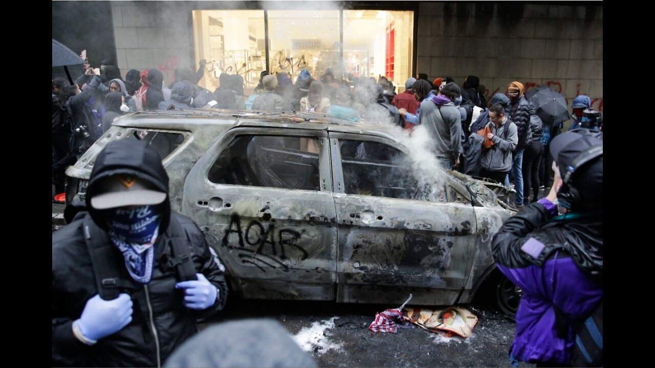 BREAKING NEWS: POLICE RUN OVER ANTI-POLICE PROTESTERS IN TACOMA WASHINGTON