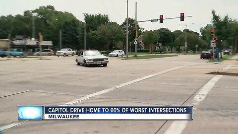 60% of Milwaukee's worst intersections on Capitol Drive