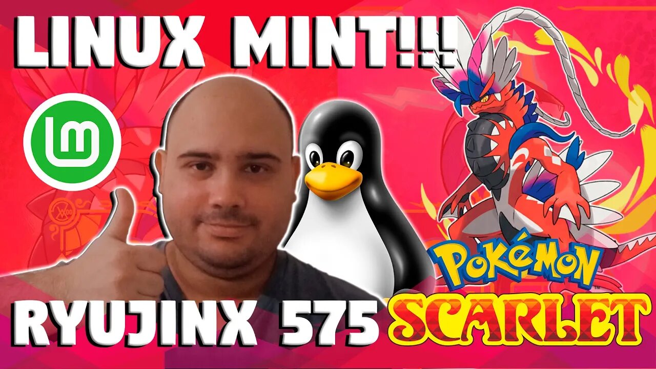 LINUX MINT: POKÉMON SCARLET RYUJINX 575 RTX 2060 Super + Ryzen 5 3600