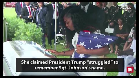 Sgt. La David Johnson's widow: Trump said 'he knew what he signed up for' | Rare News