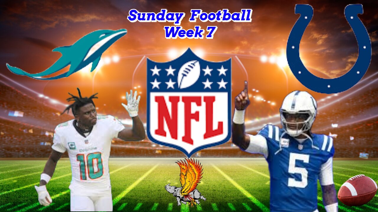 Miami Dolphins Vs Indianapolis Colts: NFL Week 7 Watch party and Play by Play