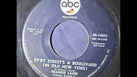 Frankie Laine - Ev'ry Street's a Boulevard (In Old New York)