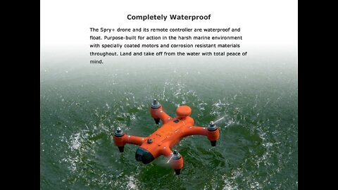 Launching the Spry+ Drone from UNDERWATER