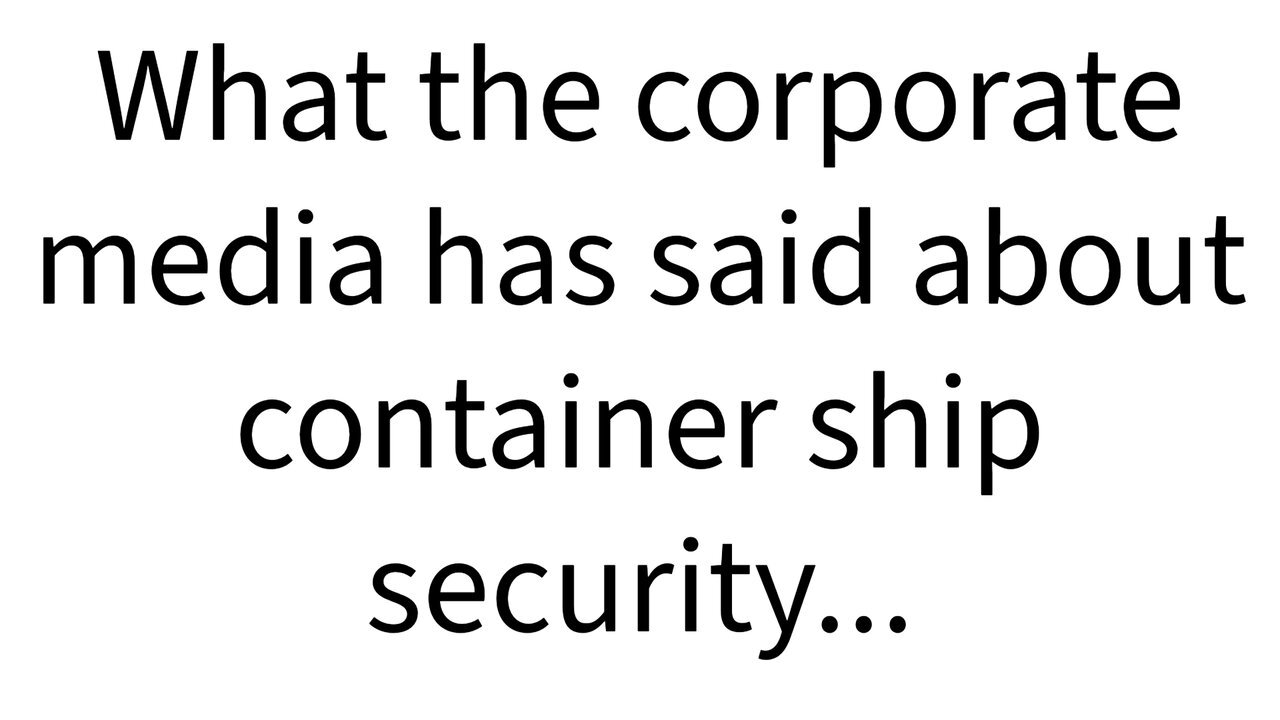 Container Ships Cyber Security