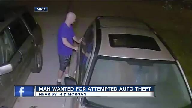 Police need your help: Attempted car theft caught on camera