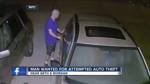 Police need your help: Attempted car theft caught on camera