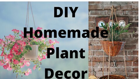 Do it Yourself Homemade Plant Decor