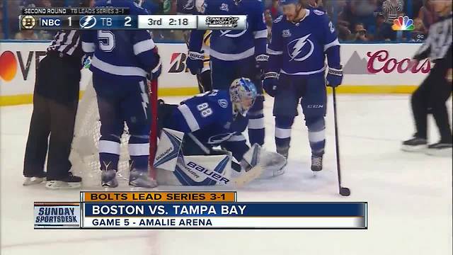 Tampa Bay Lightning eliminate Boston Bruins 3-1, advance to Eastern Conference Finals