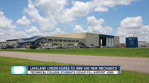 400 jobs coming to Lakeland Linder Regional Airport