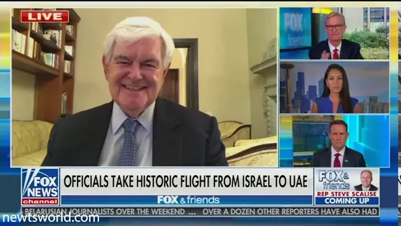 Newt Gingrich on Fox and Friends | August 31, 2020