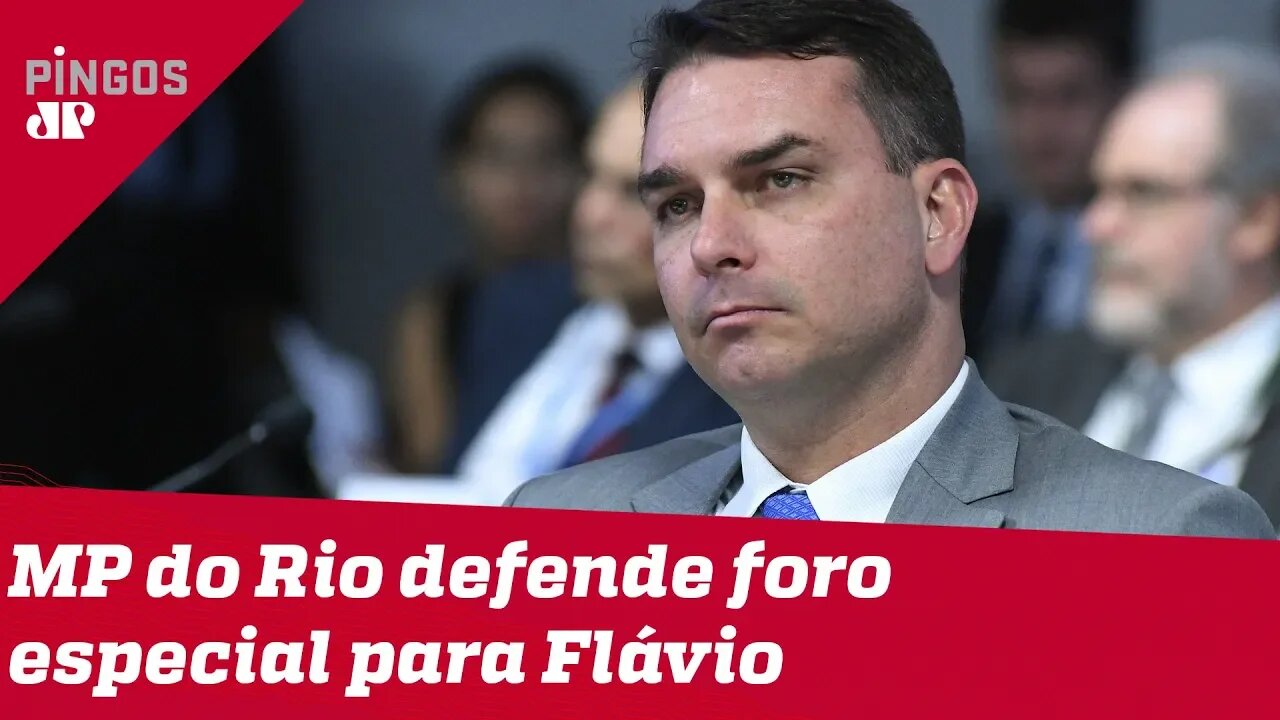 MP do Rio defende foro especial para Flávio Bolsonaro