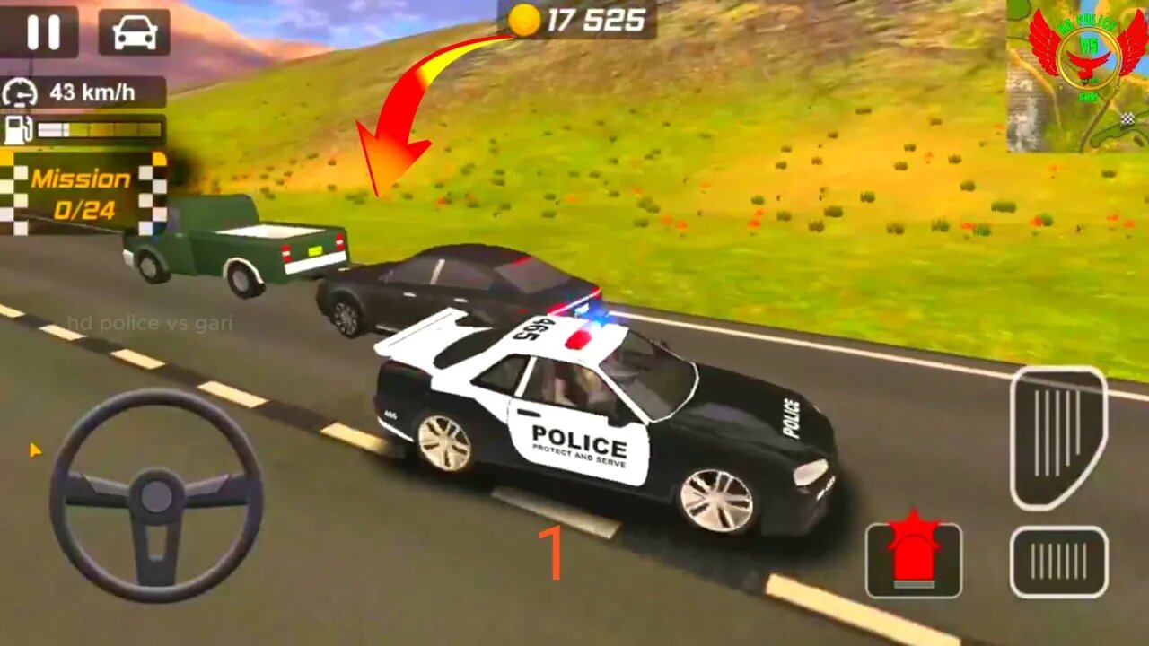 HD police vs gari game #701 police Gameplay Best Car Games Drift Gari Driving 2023 Android