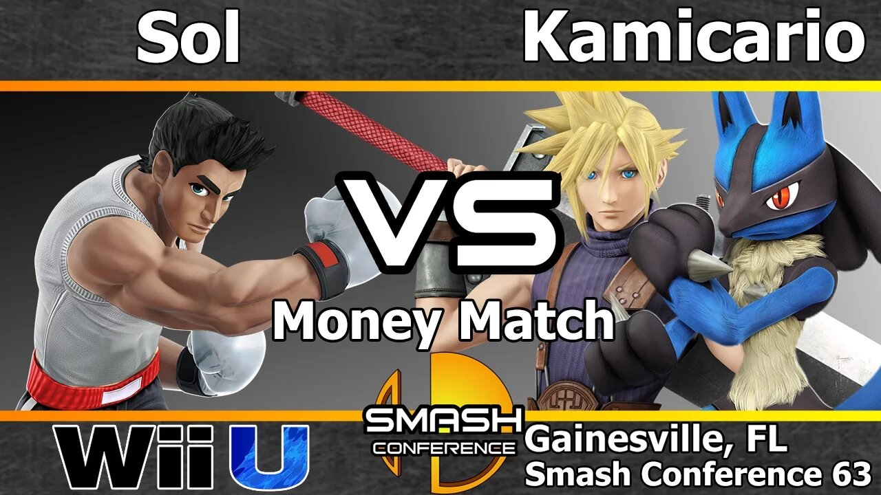 Money Match - Noble|Sol (Little Mac) vs. Kamicario (Lucario & Cloud) - SC63