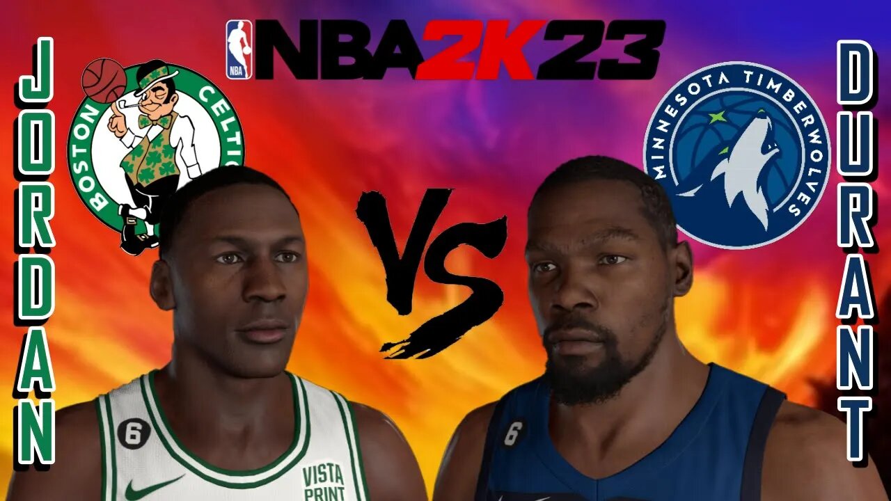 Jordan vs Durant - Celtics vs Timberwolves - MyLeague: All-Time Legends - Game 8 - #NBA2K23