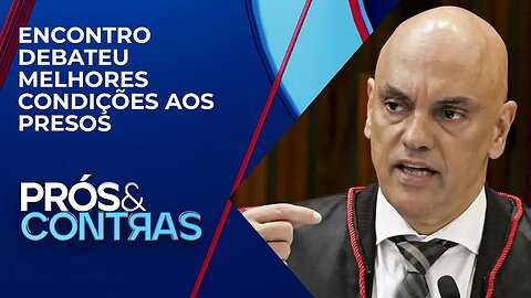 Senadores de oposição se reúnem com Moraes para discutir invasão a Brasília