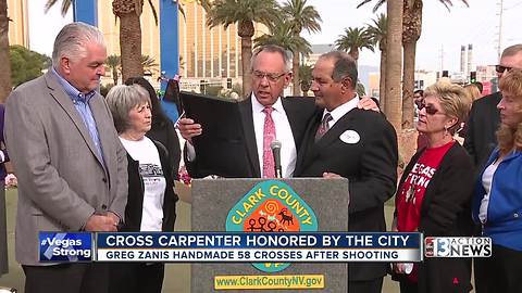 Greg Zanis thanked by city for victim crosses
