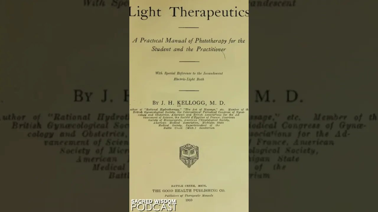 John Harvey Kellogg Showed The Incandescent Light Bath At The Chicago World Fair in 1893 #worldfair