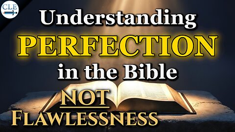 Perfection is Not Achieved by Works of the Law | 4-25-21
