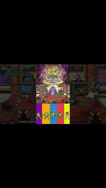 TARTARUGAS NINJAS SHORTS #60 - FASE 10