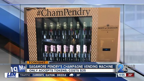 Sagamore Pendry Hotel debuts champagne vending machine