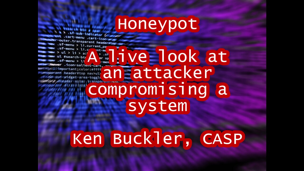 Honeypot - A live look at an attacker compromising a system