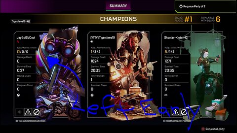 Was distracted by my Daughter and my Wife, but we still got the win.