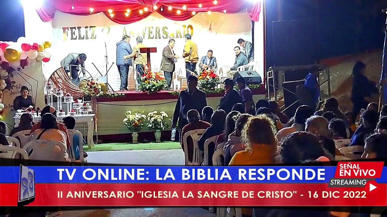 II ANIVERSARIO "IGLESIA LA SANGRE DE CRISTO" - 16 DIC 2022