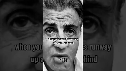 Time is relentless. Don't waste it. #sylvesterstallone