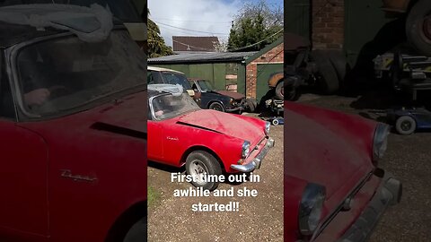 Sunbeam R-Pine Tiger changing location #sunbeam #alpine #classiccars