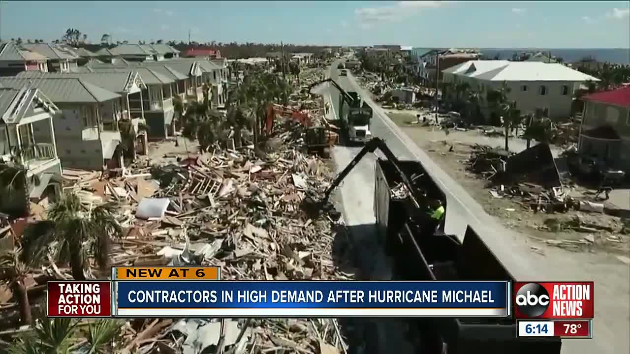 Hurricane Michael likely adding to skilled worker shortage across Florida