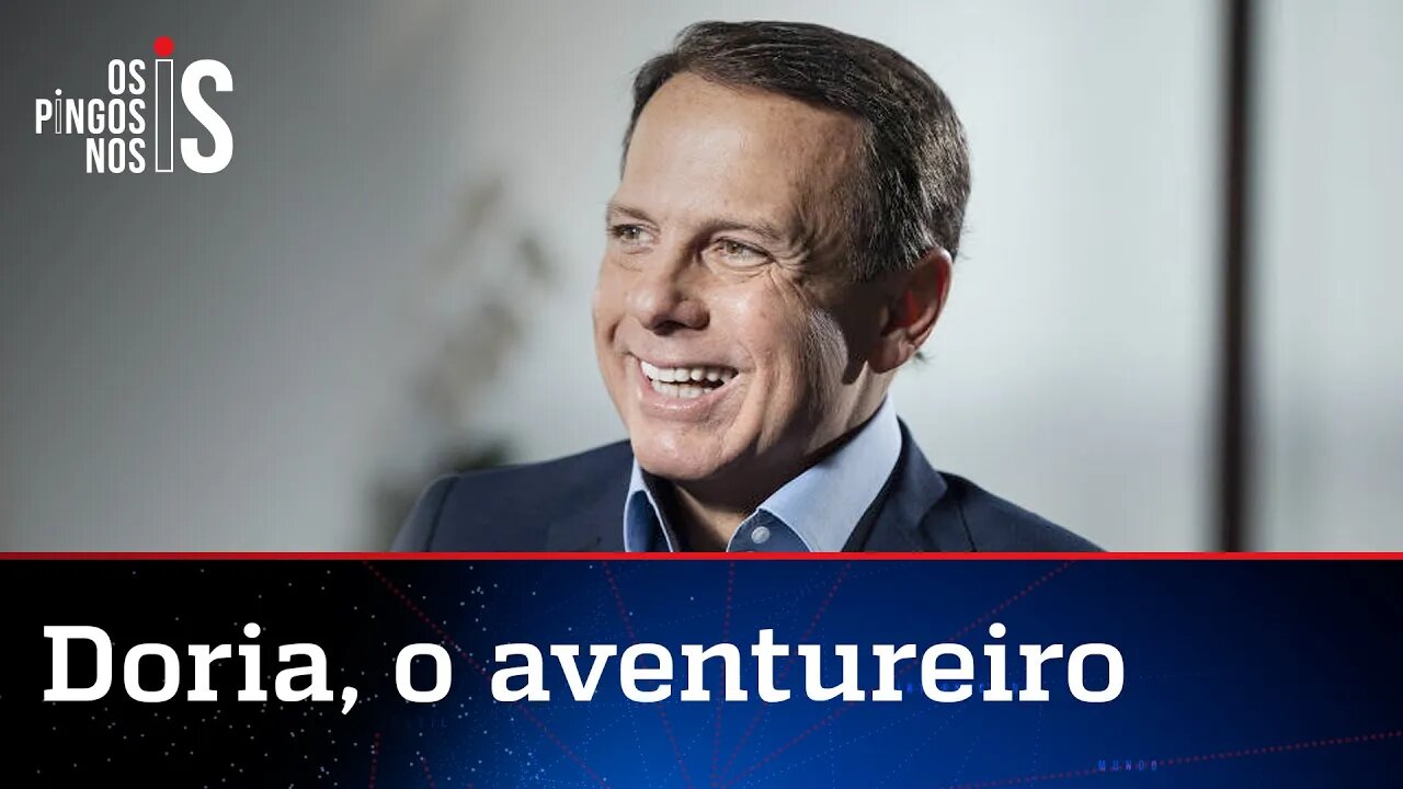 João Doria viaja para derrubar rejeição