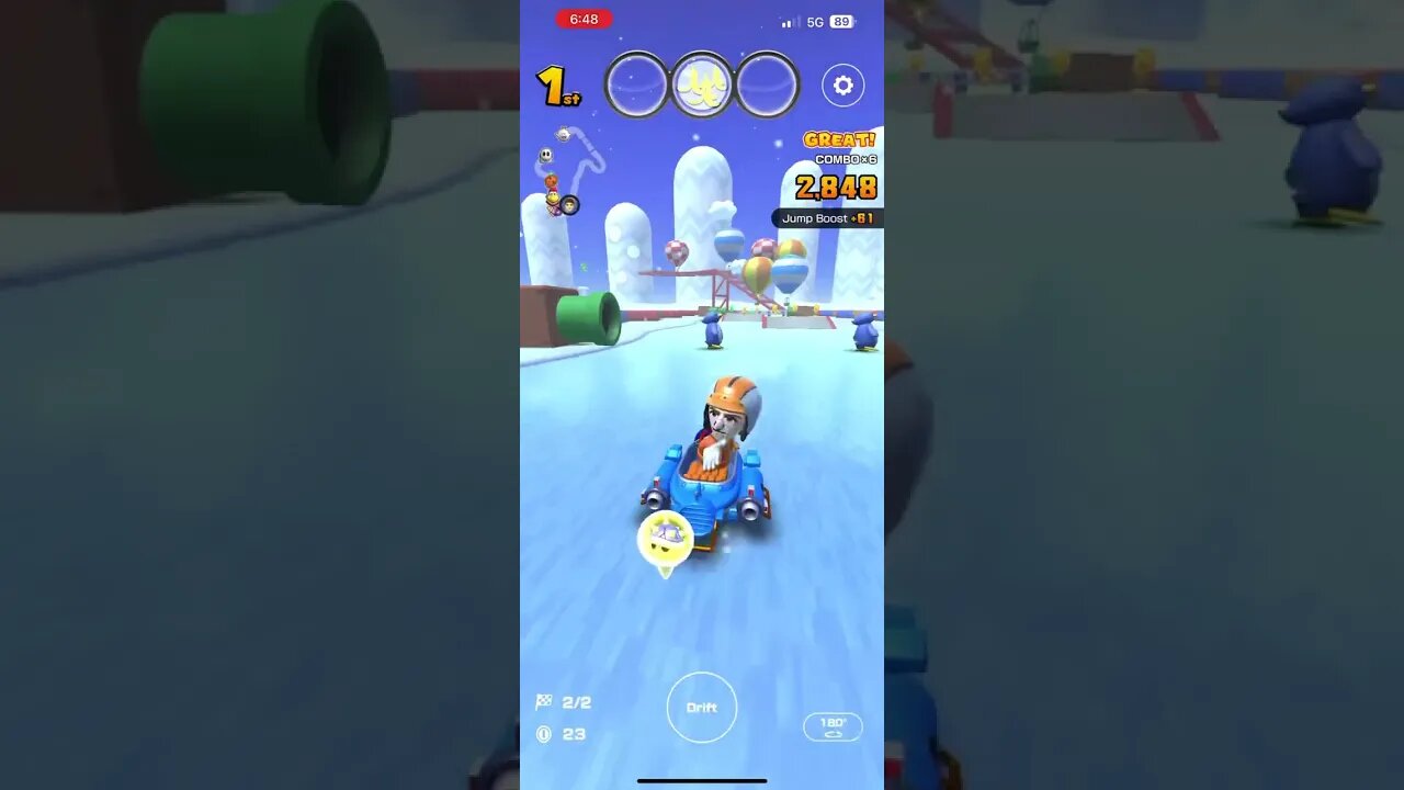 Mario Kart Tour - Today’s Challenge Gameplay (Sundae Tour 2023 Day 13)