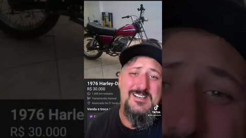 Harley Davidson 250 AMF por 30 mil não dá papai