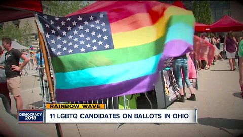 A rainbow wave is on the move in the Buckeye State as election day gets closer