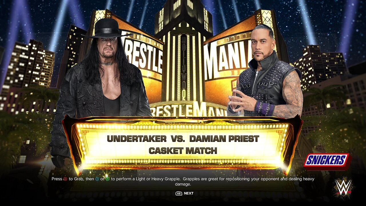WWE 2k24 CasketMatch Undertaker vs Damian Priest