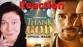 Reaction : Thank God ( Official Trailer ). First time