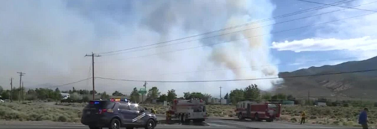 Poeville Fire 30% contained near Reno