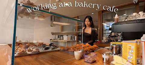 FIRST TIME WORKING AT A BAKERY CAFE IN SYDNEY [GOPRO VLOG]