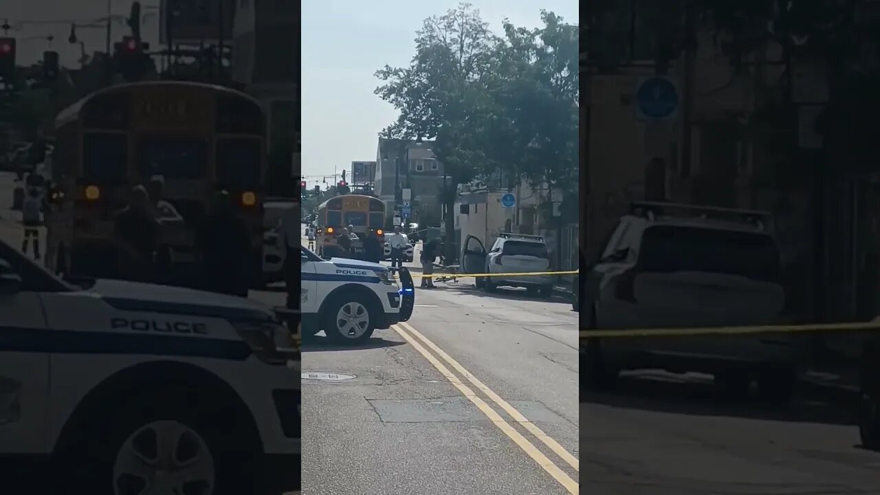 bicyclist struck by motor vehicle on Dorchester Ave