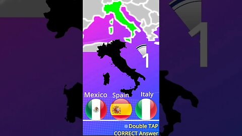 🍕Map Challenge Mexico Spain Italy Europe | World geography #shorts