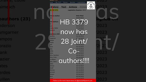 HB 3379 Equal Shared Parenting update