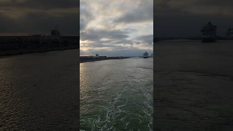 Sunset and Norwegian Prima From Royal Caribbean Wonder of the Seas! - Part 2