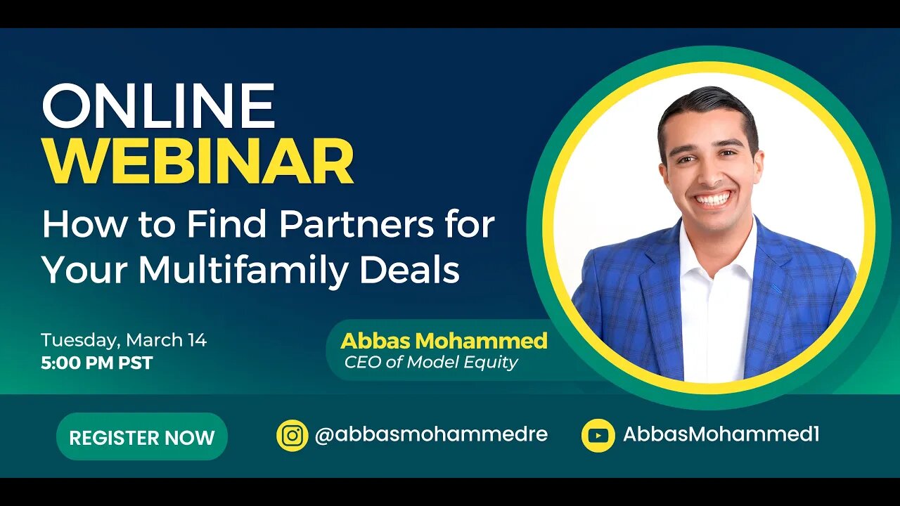 How to Find Partners for Your Multifamily Deals