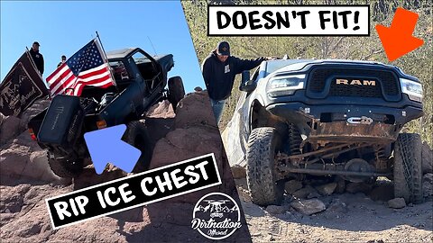 We took a RAM Power Wagon on a Tight Jeep Trail!