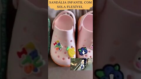 Sandália Infantil Com Sola Flexível Antiderrapante Desenho Para Verão @ScanPlay