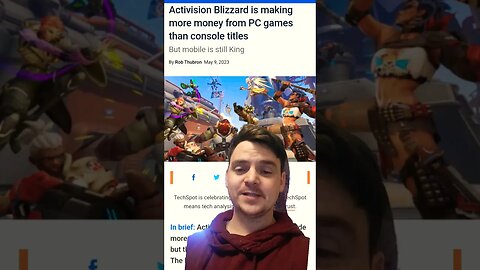 Is this the end of console titles for Activision blizzard #gamingnews #pcgamingmasterrace #console