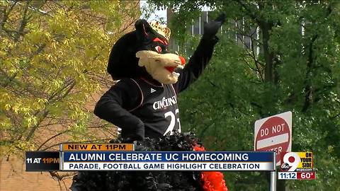 Alumni celebrate University of Cincinnati homecoming
