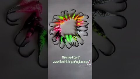 Michigan Made Steelhead Tube Jigs / Indestructable Paint Series #shorts #steelhead #fishing #jigs