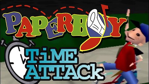 Speedrunning The "Worst" N64 Game?? Paperboy (N64) Time-Attack!!